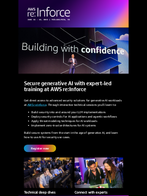 Amazon AWS - Cloud security for generative AI at AWS re:Inforce 2025
