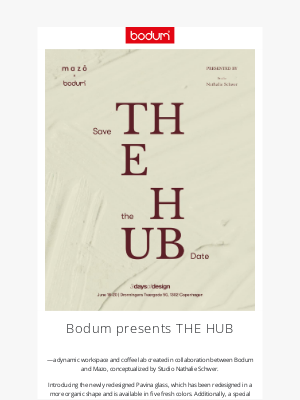 Bodum - Inside access: Bodum x 3 Days of Design