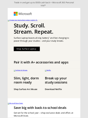 Microsoft - Students and educators get up to 10% off Surface Copilot+ PCs