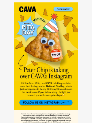 CAVA - Meet Peter Chip