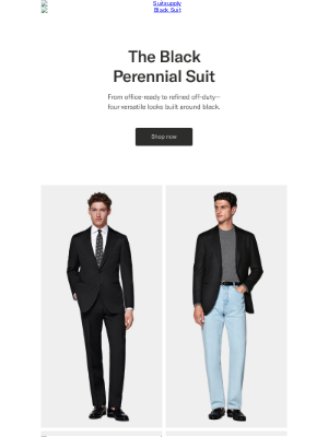 How to Wear the Black Perennial Suit