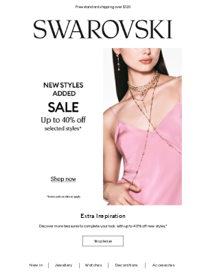 Swarovski (Australia) - Sale: new styles just added
