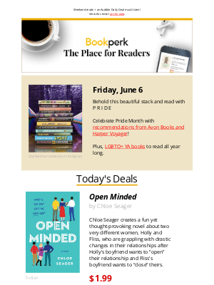 HarperCollins - Your perks for Friday