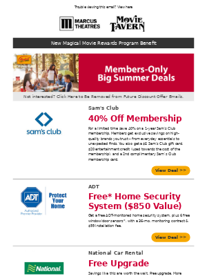Marcus Theatres - Your Member Discounts Are Here