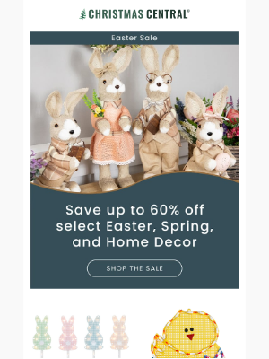 Christmas Central - 🌸 Easter Sale Is On – Save Up to 60% Now!