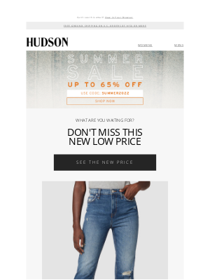 Hudson Jeans - These Prices Are Way Too Good to Last