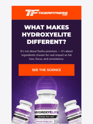 Tiger Fitness - HydroxyElite: Science or Just Hype?