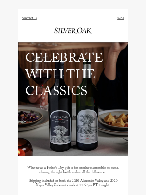 Silver Oak Cellars - Final Hours! Shipping Included on Select Wines