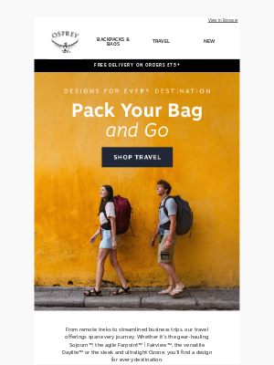 Osprey - Travel gear for every destination