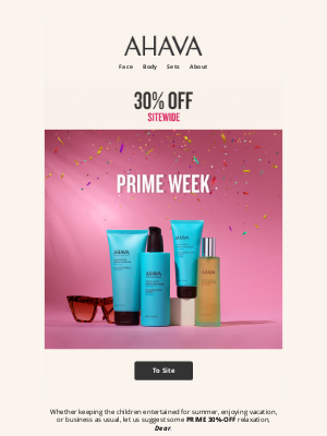 AHAVA - 30% Off Your July Christmas Shopping 🎅