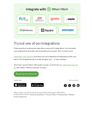 When I Work - Check out our integrations