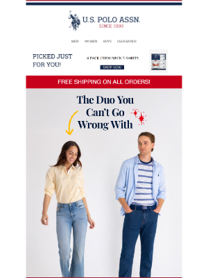 U.S. Polo Assn. - 🧨 End the weekend strong—in shirts and jeans!