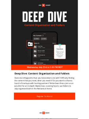 onXmaps - You’re Invited: onX Hunt Content Organization Masterclass