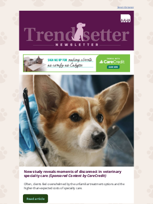 American Animal Hospital Association (AAHA) - Trendsetter 🔎: Tackling Specialty Care Barriers & Dental Health Year-Round