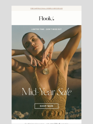 Flook The Label - Mid-Year Sale: Up to 70% Off Starts Now