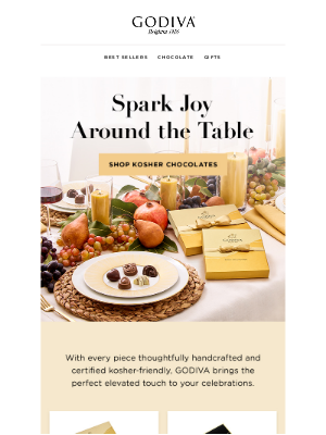 GODIVA - For Gatherings That Honor Tradition