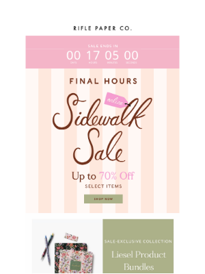 Rifle Paper Co. - Last Chance for Up to 70% Off!