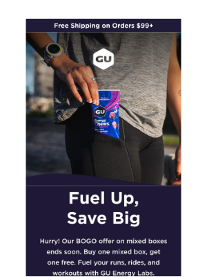 GU Energy Labs - Last Call! BOGO Mixed Boxes Ending Soon! ⌛