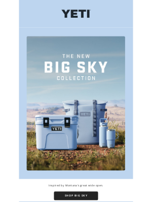 YETI - See The New Big Sky Collection