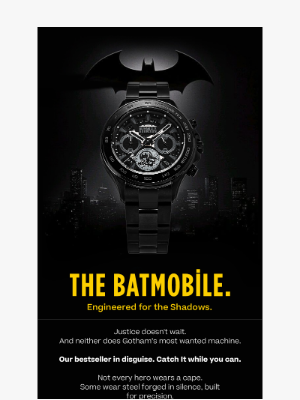 Filippo Loreti - 🦇 The Batmobile Watch. Seen by Few. Wanted by Many.