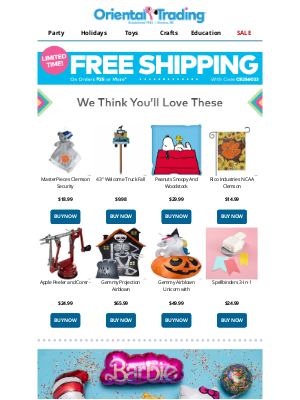 Oriental Trading Company - Don't Forget These Items, Friend... 😱