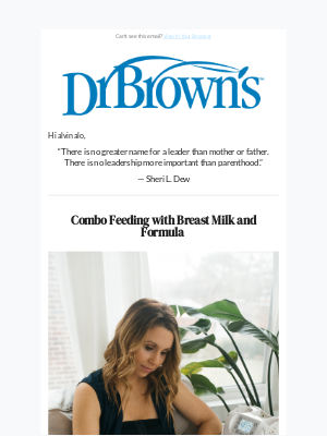 Dr Browns - Combo Feeding: What Your Need to Know