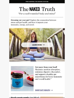 Naked Nutrition - 🧘 Is Stress Ruining Your Gut?