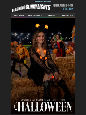 FlashingBlinkyLights.com - 🎃 Shine brighter than a Jack-o’-Lantern this season 🧡