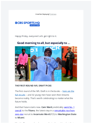 CBS Sports - NFL Draft: Jags trade up for Travis Hunter; Shedeur Sanders undrafted | Thunder pull off historic comeback