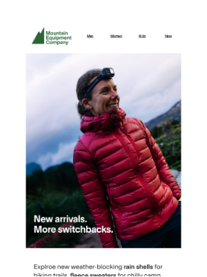 MEC (Canada) - New fall gear for every activity