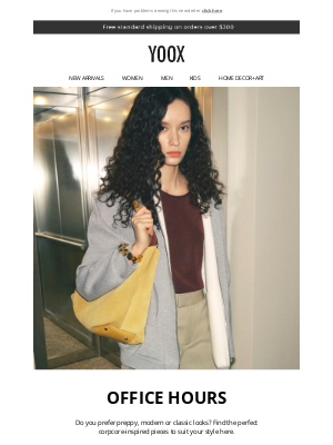 YOOX - 👜 Dress for success >> Upgrade your 9-to-5 style