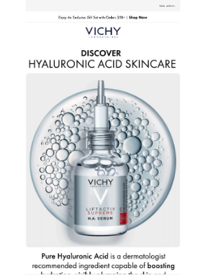 Vichy - Boost Hydration With Hyaluronic Acid