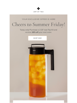 Art of Tea - Summer Fridays bringing you the best!