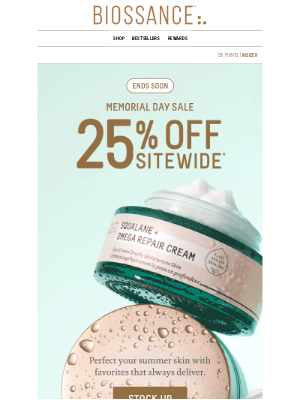 BIOSSANCE - 72hrs left! BIGGEST sale of summer ✨