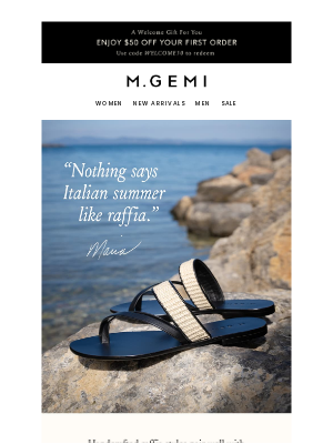 M. Gemi - Time To Add Raffia To Your Rotation