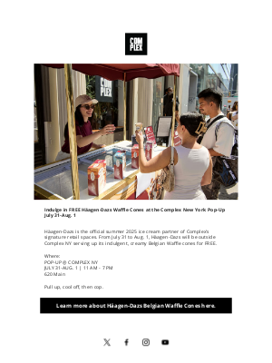 Complex - Häagen-Dazs Pops Up at Complex NY