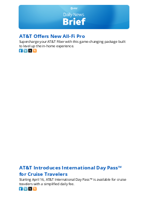 AT&T - AT&T Offers New All-Fi Pro and more...