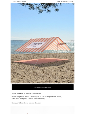 Acne Studios - New: Summer Collection