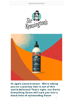 Sir Kensington's - El Boum Shakes Up Sir Kensington’s Garlic Everything Sauce