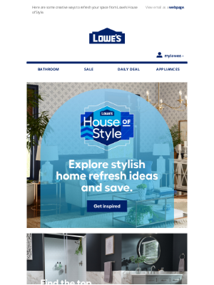 Lowe's - Don’t let these affordable trends pass you by!