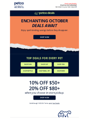 Petco - 🎃 No tricks, just great deals!