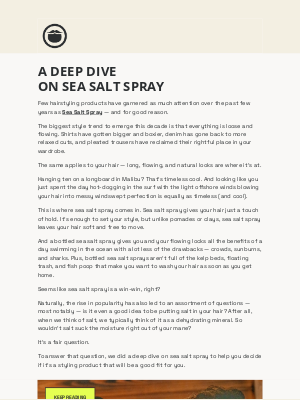 Beardbrand - Is Sea Salt Spray right for your hair?