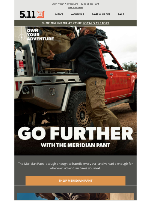 511tactical - Meridian Pant┃Built For Adventure