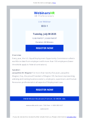 Marketo - Webinar on EEO-1