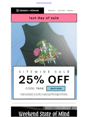 DesignByHumans - Sleeve Your Worries Behind! 25% Off. 😌
