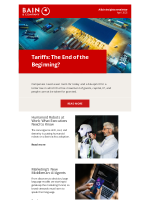 Bain & Company - April 2025 Bain Insights