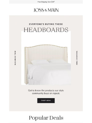 Joss & Main - Headboards everyone's buying →