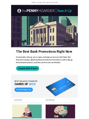 The Penny Hoarder - August's best bank promos + upgrade your life, not your expenses