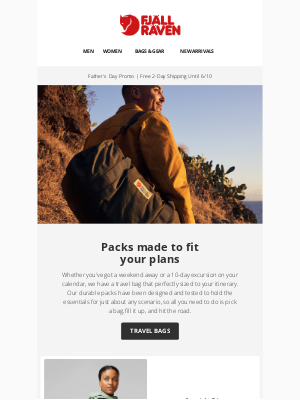 Fjällräven - Do-it-all bags for going overnight or off-the-grid