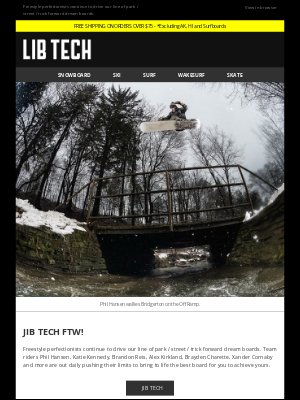 Gnu Snowboards - Jib Tech FTW!